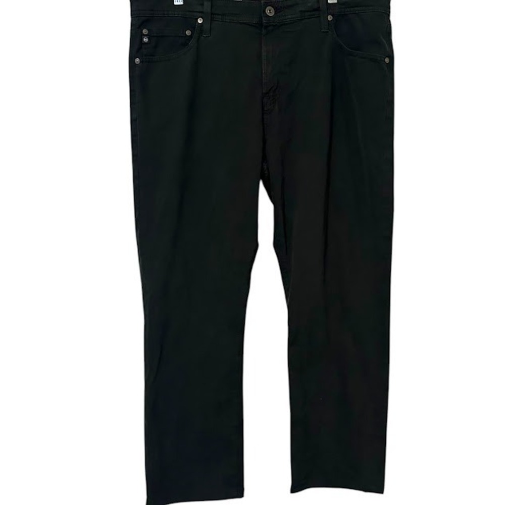 AG‎ Adriano Goldschmied The Everett Slim Straight Green Chino Pants Mens 38